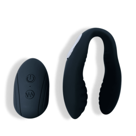 Hestia ‚Äì Lightweight U-Shaped Vibrator, G-Spot Clitoral Vibe (Color: BLACK)